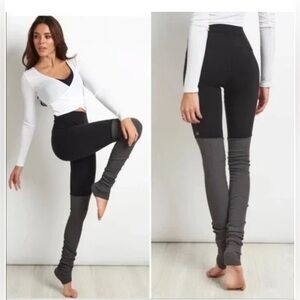 ALO Yoga Goddess Two Tone Leggings, Size S